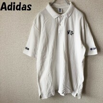 【人気】Adidas/アディダス Sun SPARC Cup ポロシャツ ホワイト サイズL/3281_画像1