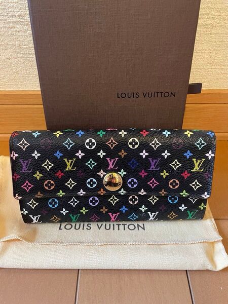 ルイヴィトン ポルトフォイユサラ マルチカラー長財布