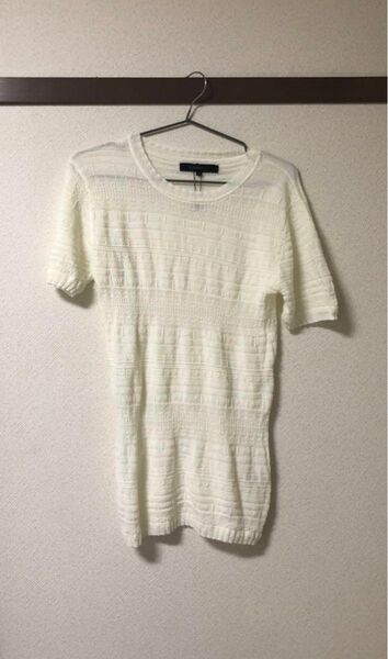 メンズサマーニット 半袖 Mサイズ セーター