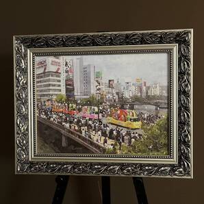 キャンバス プリントアート 博多どんたく インテリア 額付き 絵画