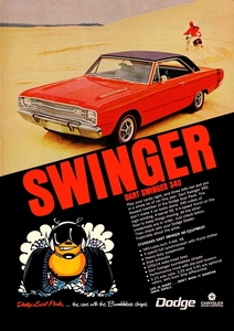  poster *1969 Dodge * dirt * acid nga-340*Dodge Dart Swinger 340* poster *Mopar/mopa-/Dodge/Plymouth/s cat pack 