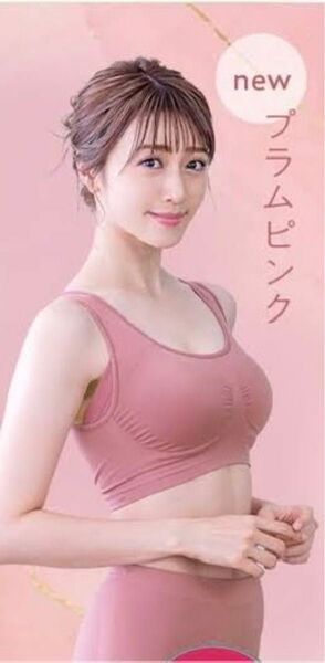 【新品未使用】VIAGE ナイトブラ M/Lサイズ プラムピンク