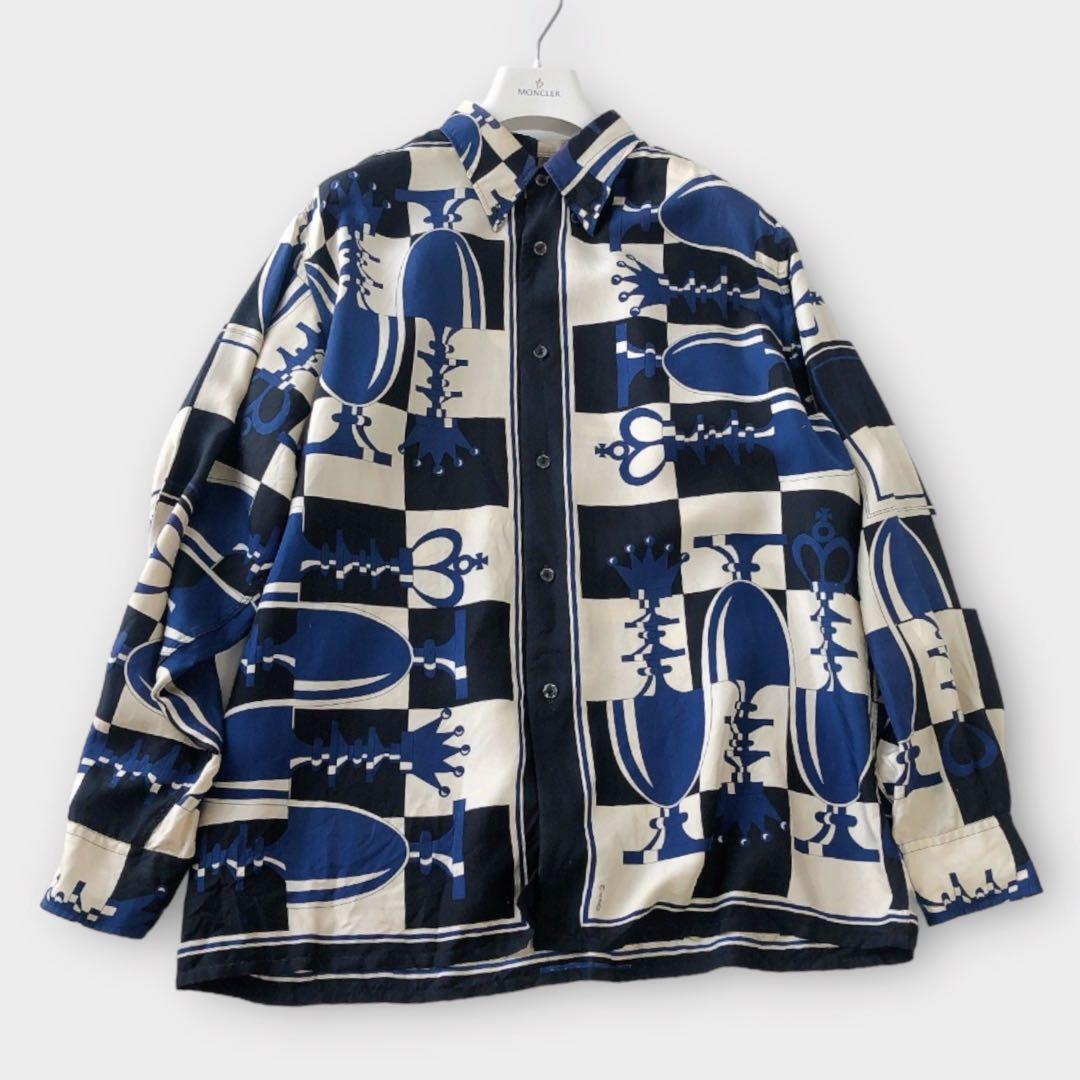 Yahoo!オークション -「エルメス シルクシャツ」(長袖シャツ Yahoo!オークション -「エルメス シルクシャツ」(長袖シャツ