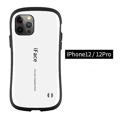 白 iFace iPhone12/12pro用 ケース First Class ハードケース 愛用のiphoneを守る 耐衝撃 落下防止 ストラップ穴付き 送料無料