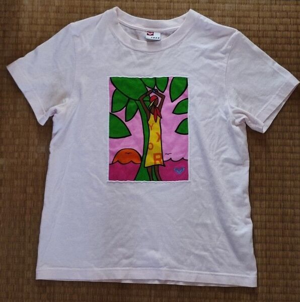 ROXY ロキシー 個性的南国プリントTシャツ