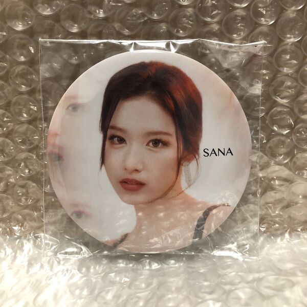 TWICE サナ 缶バッチ TWICE JYP JAPAN POPUP STORE 2021 新品未開封