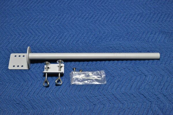 LINDY 70cm モニターアーム用 C型クランプ式ポール 40693