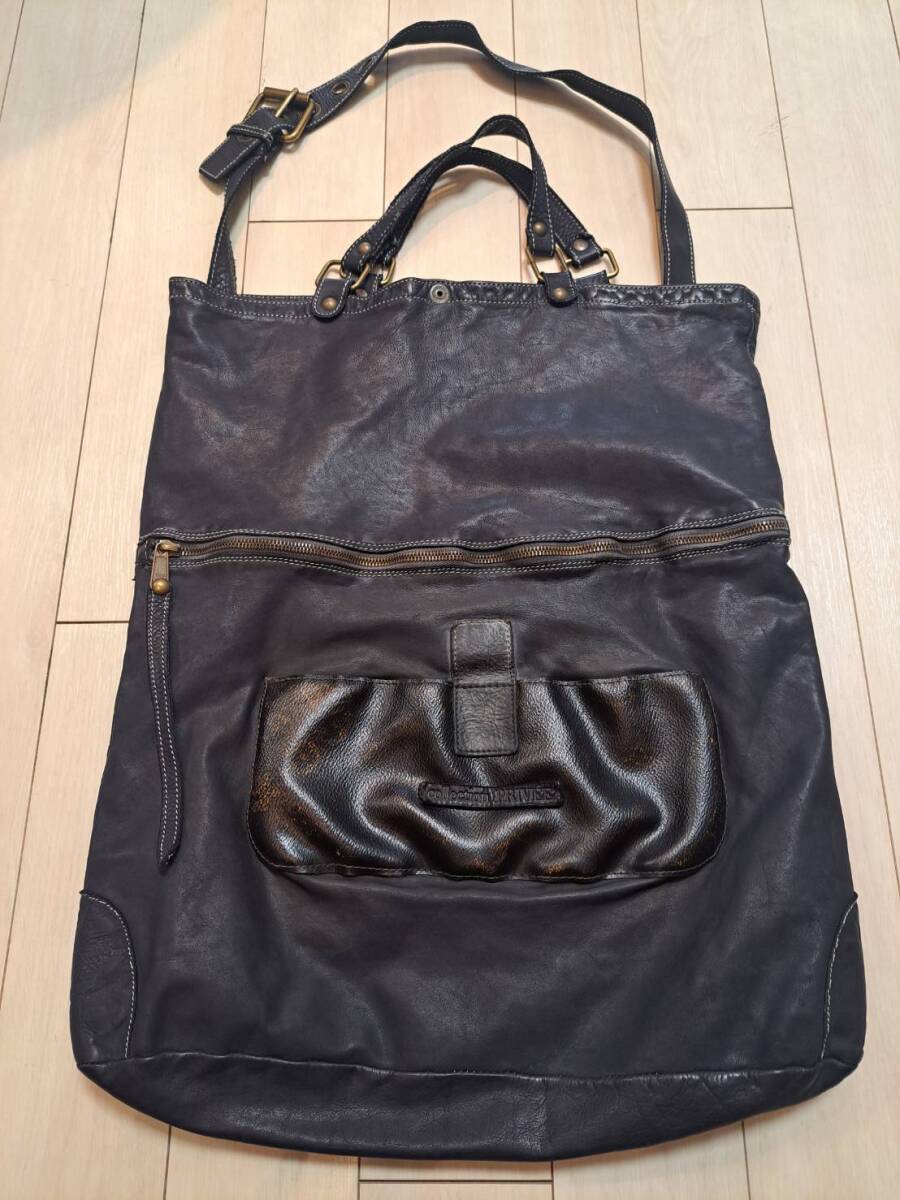 ★collection PRIVEE? コレクション プリヴェ ショルダーバッグ トートバッグ カーフレザー 牛革
