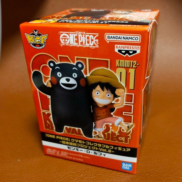 ルフィとくまモン ONE PIECE 熊本復興 プロジェクト クマモトコレクタブルフィギュア