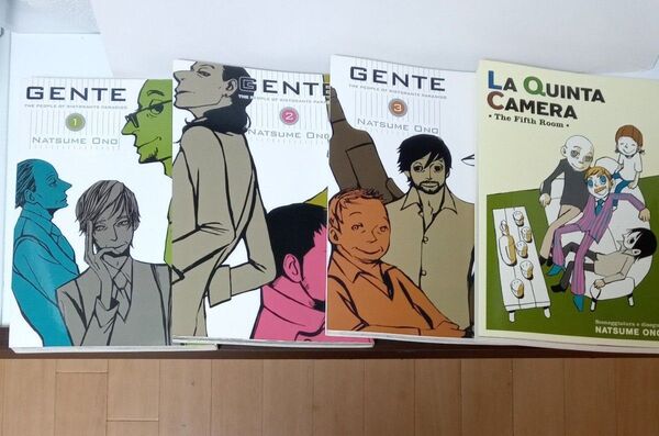 Gente Vol.1~3 / La Quinta Camera ペーパーバック Natsume Ono 英語版 オノ・ナツメ