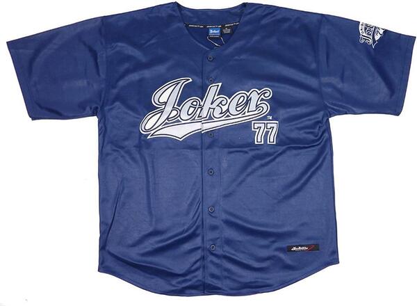USA直輸入品! JOKER77 ジョーカー77 ベースボール シャツ ネイビー 3XL