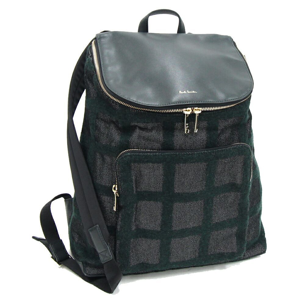 新古品 未使用 ポールスミス リュック バックパック リュックサック カーキ オリーブ ナイロン メンズ レディース Paul Smith APS065 ロゴ 新古品 未使用 ポールスミス リュック バックパック リュックサック カーキ オリーブ ナイロン メンズ レディース Paul Smith APS065 ロゴ