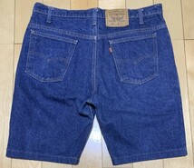 処分セール38良品 USA製 オリジナル Levi's リーバイス 517 ハーフ デニムパンツ ジーンズ カットオフ ショーツ 20517－0217 / 80’s 70’s_画像1