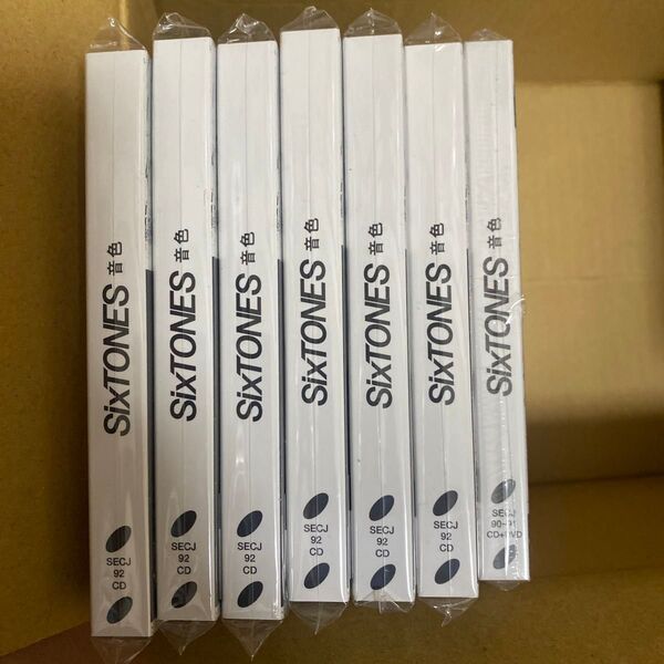 SixTONES 音色 通常盤 初回盤B