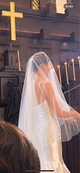 【美品】【値下げ】タカミブライダル 挙式ベール イタリアンチュール 結婚式 ベール