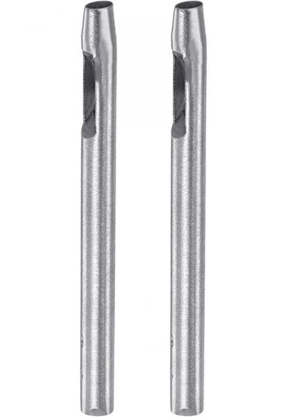 【2個入り】 オーバル穴パンチ 4x6mm レザー 革細工作業用