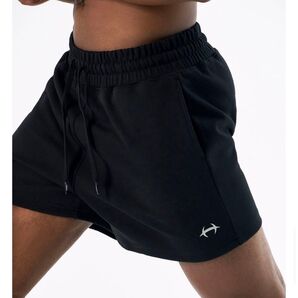 エイチデックス スウェットハーフパンツ ショートパンツ 黒 ブラック