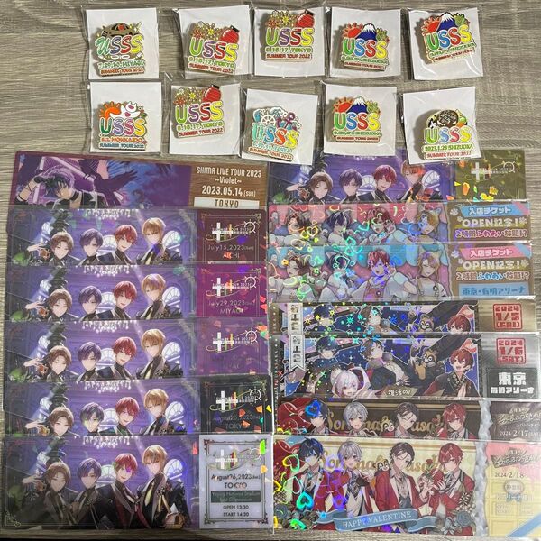 浦島坂田船 レプリカチケット ピンバッジ まとめ売り