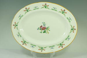 ウェッジウッド チャールストン オーバルプレート 35cm 黒壺 WEDGWOOD CHARLESTON