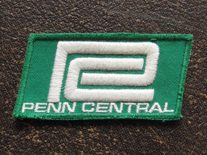 【ワッペン】新品 ビンテージ USA アメリカ 鉄道ワッペン Penn Central デッドストック Railroad ワークウェア 古着 レア 1950s 60年代 70s