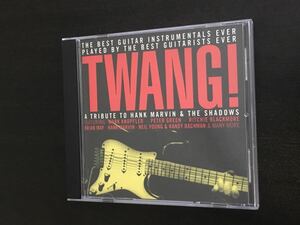 【ハンクマーヴィン＆シャドウズ・トリビュートCD】『TWANG!』日本盤帯CD リッチー・ブラックモア、ブライアン・メイ