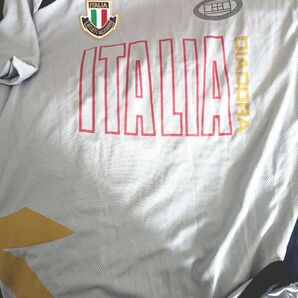【未使用】ゲームシャツ サッカー イタリア ピステ ユニホーム DIADORA グレー М