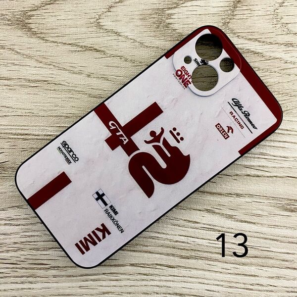 キミ・ライコネン レーシング スーツ iPhone 13 ケース F1 アルファロメオ