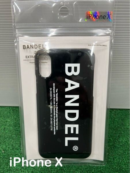 BANDEL バンデル GHOST iPhone X Hard case Black