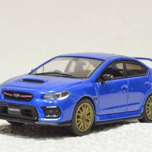 1/64 スバル WRX STI EJ20 ファイナルエディション (EJ20エンジンディスプレイモデル付き) WR ブルーパール