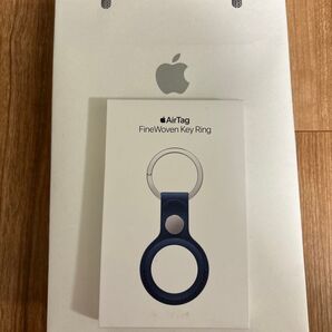 AirTag Leather Key Ring Pacific Blue 新品