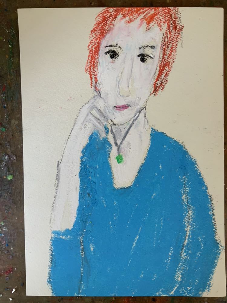 アーチスト hiro C オリジナル ポップライフノススメ, 美術品, 絵画, パステル画, クレヨン画