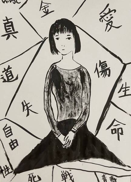 絵描きhiro C「問答」