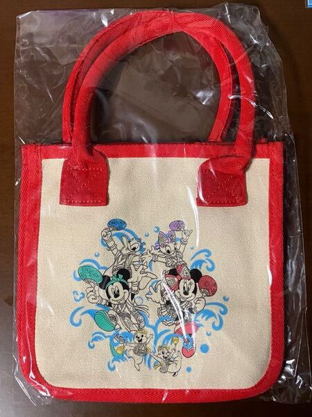スクエアミニトートバッグ ミッキー&フレンズ ディズニー Happyくじ Summer Festival 2022 DISNEY