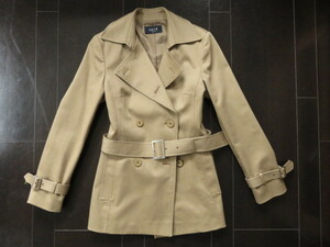 # as good as new fine quality beautiful goods Tokyo style [ASCOT] Ascot stretch cotton coat 9 number M beige c467