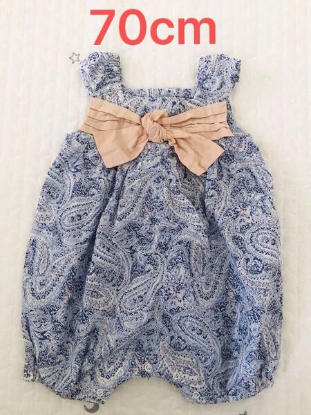 PATACHOU A La carte パタシュー キャミロンパース70cm リボン 日本製 女の子