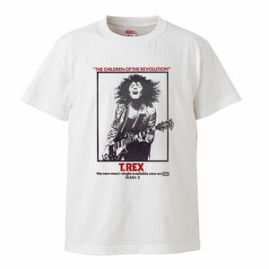【XSサイズ 白Tシャツ】T.REX マーク・ボラン グラムロック MODS サイケデリック 60s 70s LP レコード CD バンドTシャツ パンクロック