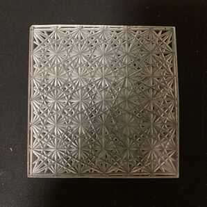 コースター アクセサリープレート 切子 板ガラス