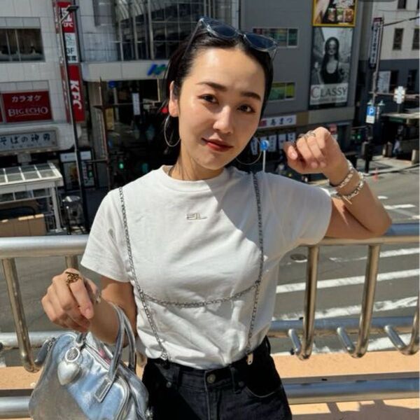 JEANASIS Tシャツ eL おねさんコラボ pack tee ホワイト
