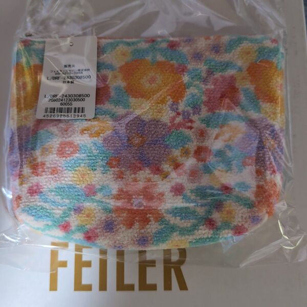 新品未開封 FEILER フェイラー ドリーミーフルール ポーチ 大