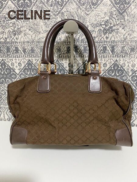 【良品】CELINE セリーヌ ヴィンテージ マカダム柄 ハンドバック