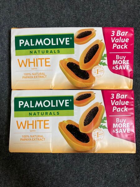 パパイヤ石鹸 80g 6個 PALMOLIVE NATURALS ホワイトニング 美白効果 パパイヤソープ