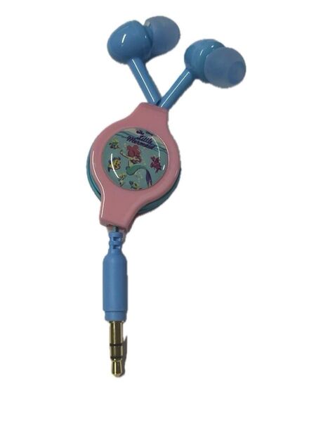 ディズニー Disney リトルマーメイド アリエル 有線イヤホン ミニプラグ 未使用 かわいい