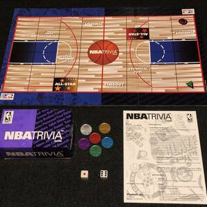 (C)1993年製NBA TRIVIA GAMEトリビアNBAオフィシャル公式ゲームOFFICIAL LICENSED選手カード名鑑93年製オールド90年代ビンテージ90sバスケの画像2