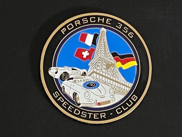 ポルシェ 356 スピードスター クラブ カーバッジ グリルバッジ