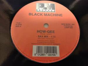 ■BLACK MACHINE / HOW-GEE アナログ