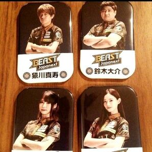 BEAST Japanext/ビーストジャパネクスト スクエア缶バッジセット