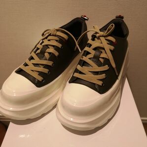 monet モネ 厚底スニーカー 本革 23.5㎝