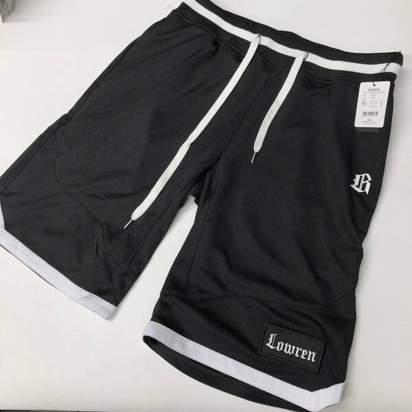 未使用 Lowren ローレン ハーフパンツ ブラック フィットネス 36(Sサイズ) クロノス フィルモア