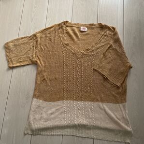 夏物値下げ JPRESS レディース サマーニット L