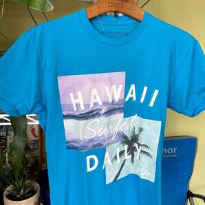 ハワイ ローカルモーション サーフTシャツ 青 S